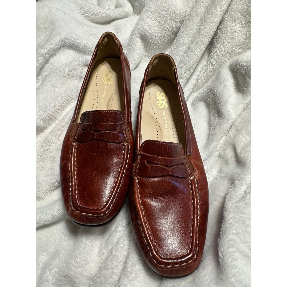 SAS Tripad Comfort Leather Penny Loafers – Women